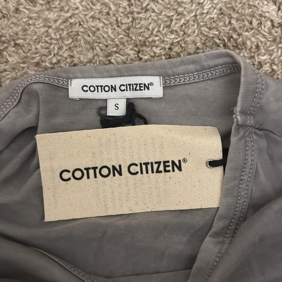 Cotton Citizen Gray Long Sleeve Tee - Picture 2 of 3